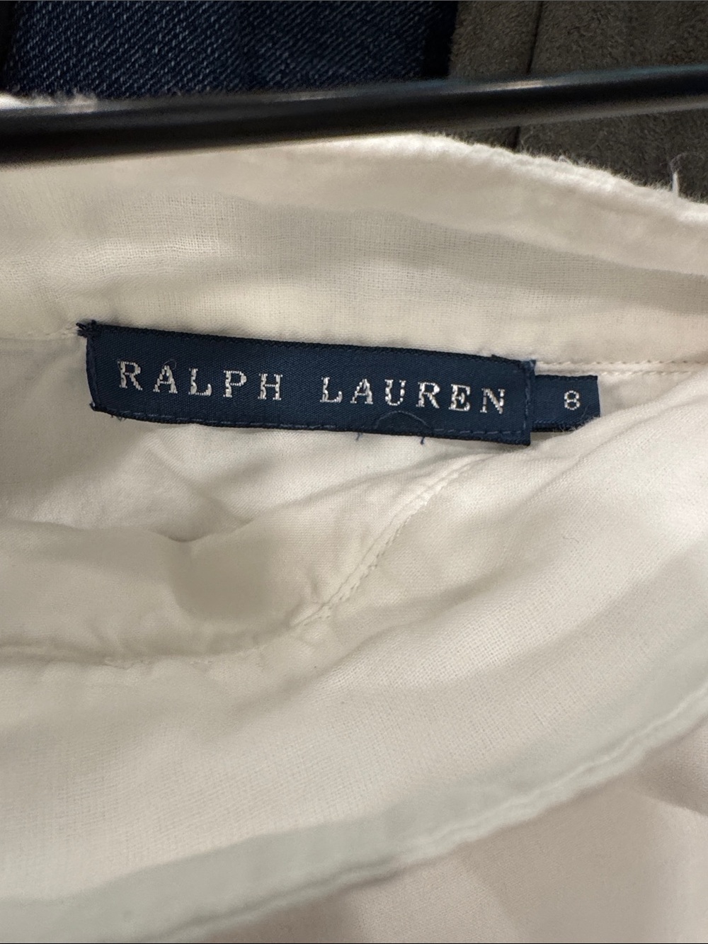 Ralph Lauren White Tiered A-Line Maxi Skirt - Picture 3 of 3